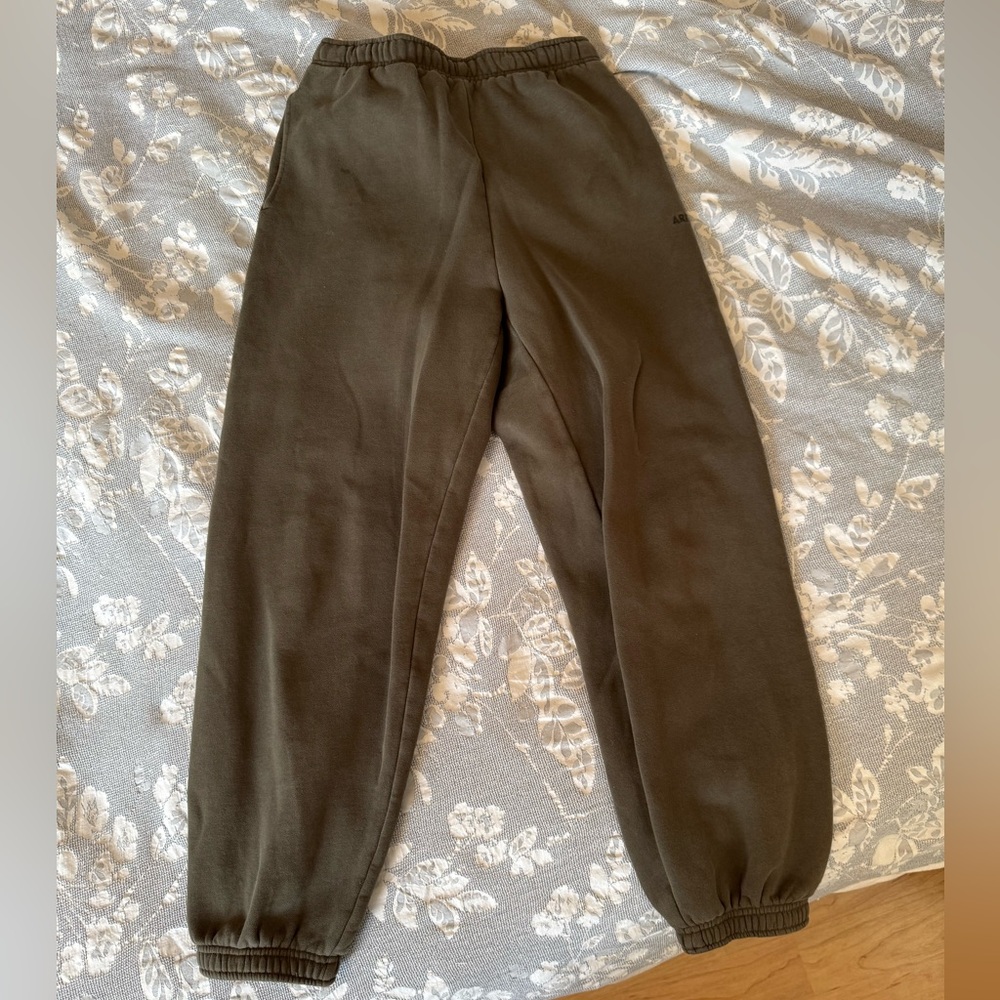 Aritzia Olive Green Track Pants Joggers